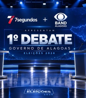 7Segundos e Band se unem para transmitir 1º debate ao Governo de Alagoas