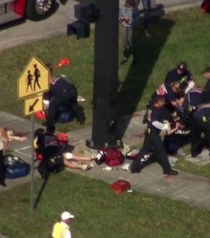 Disparo de tiros em escola na Flórida deixa 14 feridos