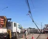 Poste de energia elétrica é atingido por caminhão-guincho em Arapiraca