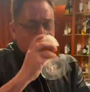 Leonardo volta a beber após 30 dias sem álcool e brinca: ‘Nunca mais eu faço isso’