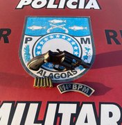 Polícia apreende arma de fogo na casa de jovem no município de Colônia Leopoldina