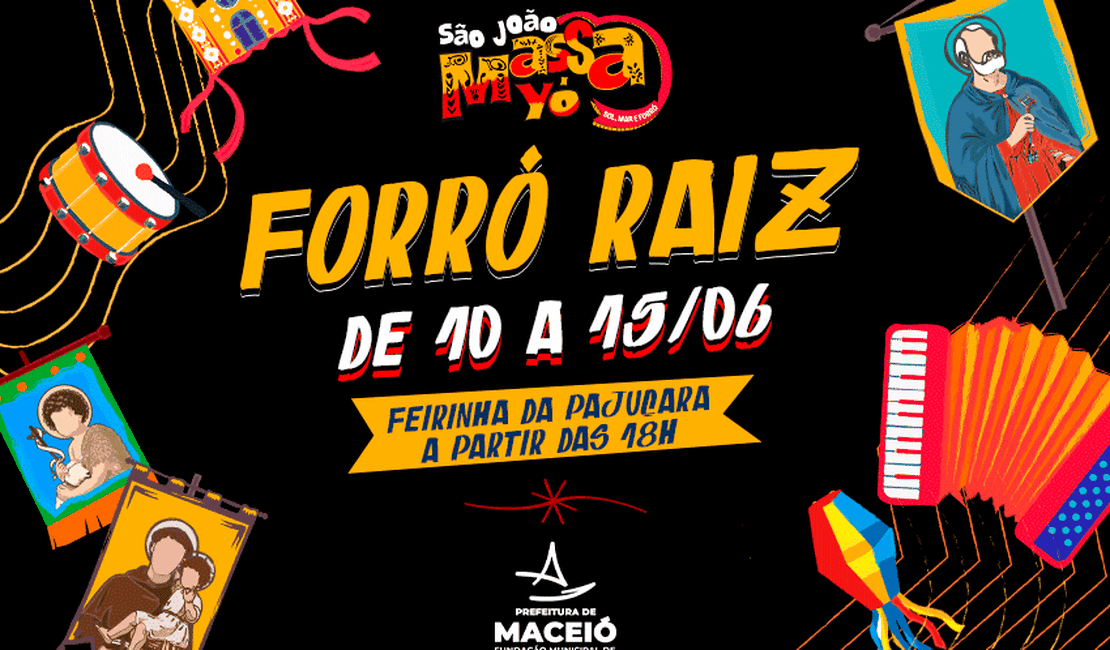 Forró Raiz inicia nesta terça (10) e movimenta as noites na Feirinha da Pajuçara
