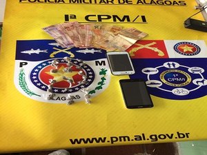 Polícia desmancha ponto de venda de drogas em São Miguel dos Campos
