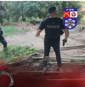 Foragido da justiça é preso na zona rural do município de Japaratinga