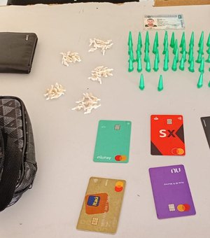 Cabeleireiro colombiano é preso com cocaína e pedras de crack em Arapiraca