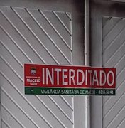 Estabelecimento do setor de alimentação é interditado por falta de higiene em Maceió