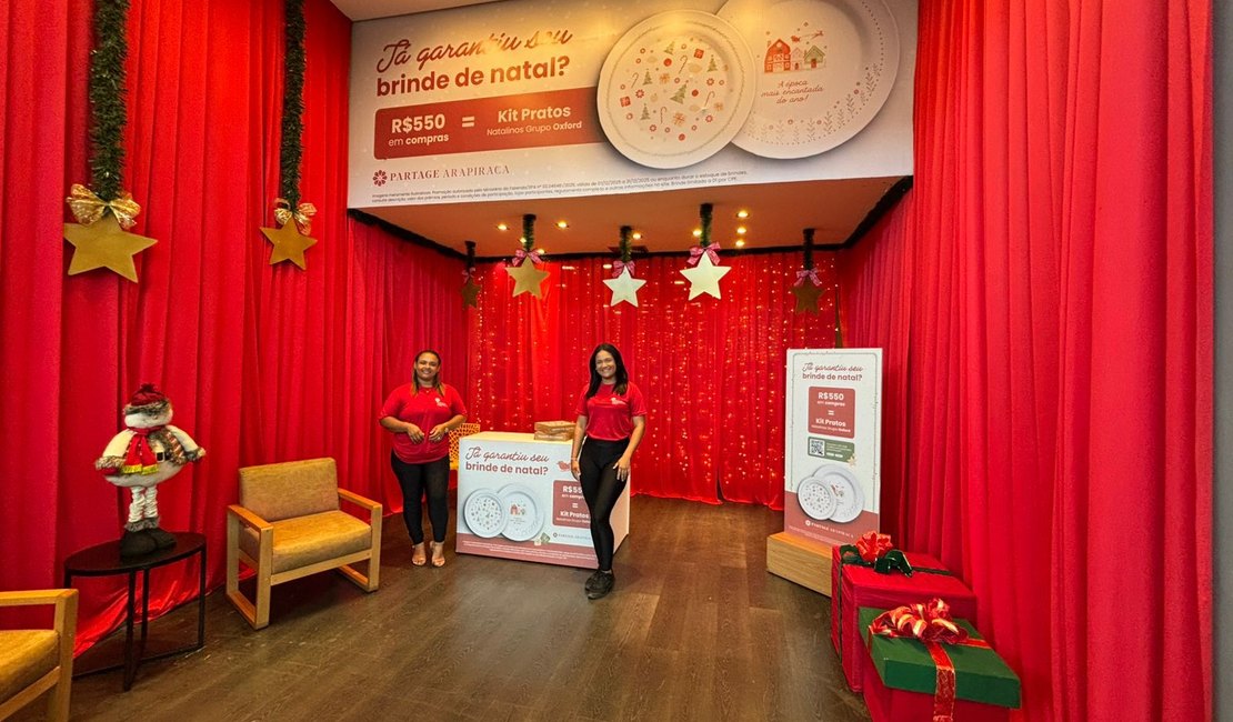 Clientes do Partage Arapiraca ganham brinde especial na nova campanha de Natal