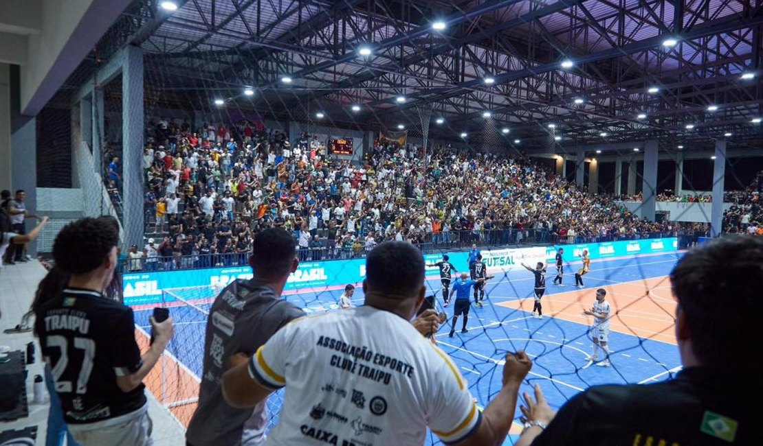 Arapiraca sediará a final do Campeonato Brasileiro de Futsal entre Traipu e Atlético Piauiense