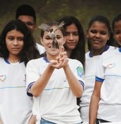 Estudantes da rede pública participam de soltura de animais silvestres resgatados pela FPI