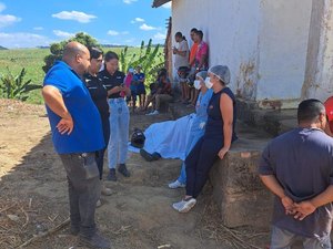 Colisão entre caminhonete e moto deixa vítima fatal na entrada de Ibateguara