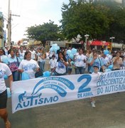 Autismo: caminhada reúne centenas de pessoas em Arapiraca
