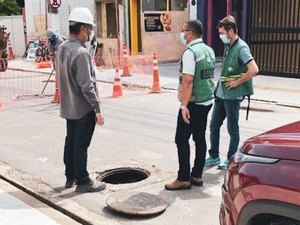 Prefeitura notifica estabelecimentos por lançamento de efluentes em galerias de águas pluviais