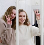 Jornalistas são condenadas a 2 anos de prisão em Belarus por filmar protestos