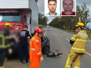 Moradores de Teotônio Vilela-AL morrem em acidente entre carro e caminhão-baú em MG