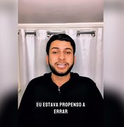 [Vídeo] Influenciador que atirou em frente a um bar na Jatiúca se pronuncia sobre o caso