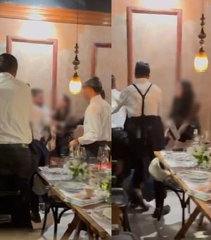 Homem causa confusão em restaurante de luxo ao flagrar a noiva com ex-namorado em Maceió