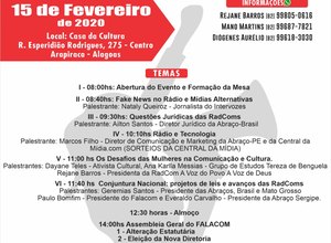 Acontece neste sábado o 4º Fórum Alagoano de Comunicação Comunitária