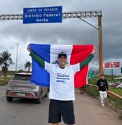 Leonardo Dias chega ao DF após caminhada nacional ao lado de Nikolas Ferreira