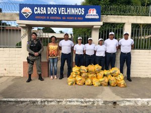 3º BPM entrega alimentos a instituições filantrópicas de Arapiraca
