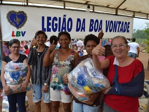 Famílias quilombolas e rurais em AL recebem ação da LBV