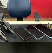 Polícia intercepta grupo armado com celulares roubados em Joaquim Gomes