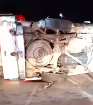 Cinco pessoas ficam feridas em acidente na rodovia AL-115, em Igaci