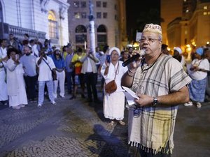 Ativistas protestam no Rio contra ação no STF que ameaça candomblé