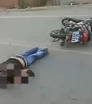 [Vídeo] Motociclista sofre acidente na AL-110 em Taquarana e é levado inconsciente para o HEA