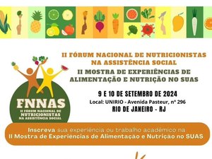 Nutricionistas da Semdes vão apresentar trabalhos em evento nacional