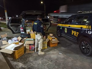 Táxi que transportava quase 10 mil produtos sem nota para Maceió é interceptado em São sebastião