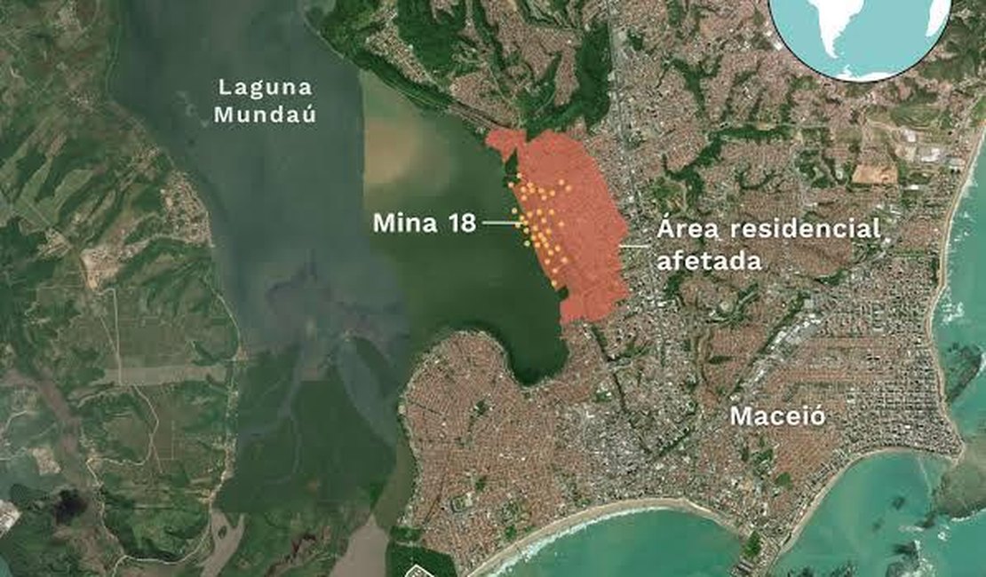 Defensoria Pública cobra Braskem por desvalorização de 22 mil imóveis em Maceió