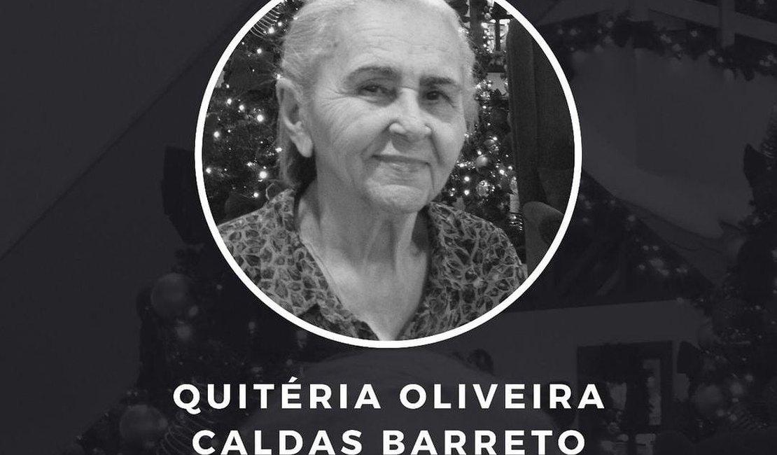 Morre Quitéria Caldas, ex-prefeita de Ibateguara, aos 92 anos