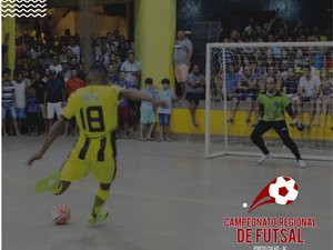 Melhor campeonato de futsal de Alagoas começa hoje em Porto Calvo