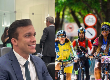 Projeto do Delegado Leonam que institui programa em favor de ciclistas é aprovado na ALE
