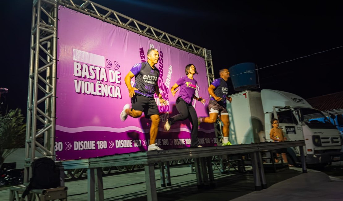 Corrida reúne mulheres em Girau do Ponciano contra a violência doméstica