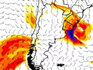 Inmet emite para possível ciclone bomba; ventos podem passar de 100 km/h
