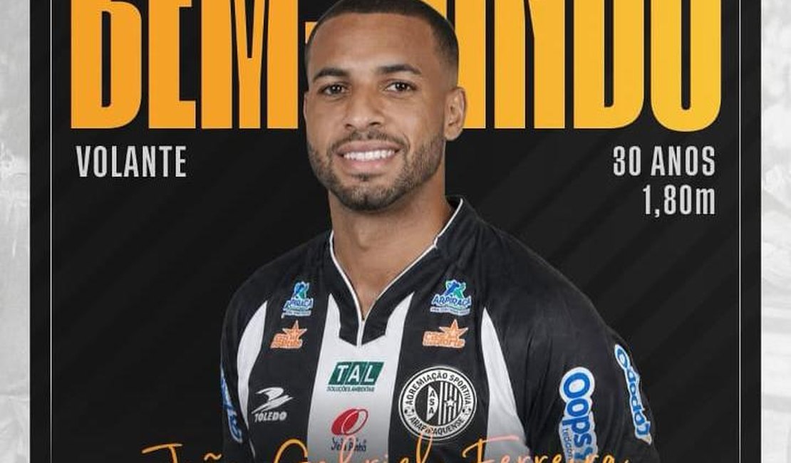 ASA anuncia contratação do volante Ferreira para sequência da temporada