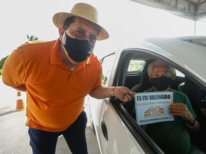 Rio Largo inicia vacinação contra Covid-19 em idosos acima de 66 anos