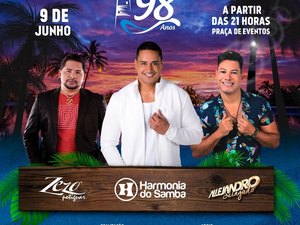 Porto de Pedras anuncia festa com Harmonia do Samba e Zezo