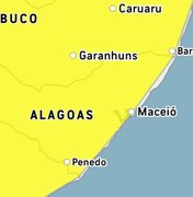 Inmet emite alerta de chuvas para todos municípios de Alagoas até terça-feira (10)