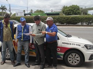 Agentes fiscalizam publicidade irregular e poluição visual em Maceió