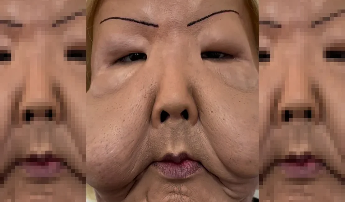 Juju do Pix vai colocar silicone após remover óleo mineral do rosto