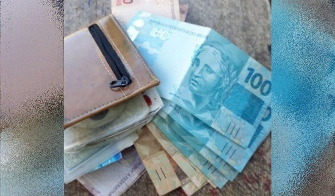Cortador de cana acha carteira com R$ 8 mil e devolve ao dono