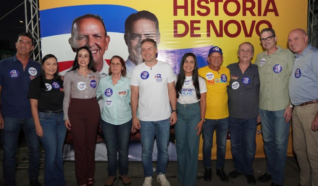 Cícero Cavalcante e Renan Filho recebem apoio da família Maranhão