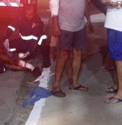 Homem em surto deixa duas pessoas feridas com golpes de facão em Arapiraca