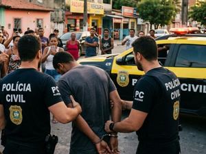 Suspeito de roubo é agredido por populares e preso no Poço, em Maceió