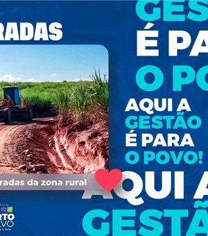 Prefeitura de Porto Calvo inicia trabalho de recuperação das estradas rurais do município