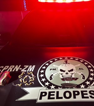 Polícia apreende 95 pedras de crack e prende jovem Messias