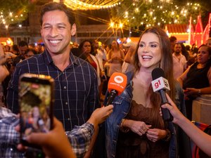 Primeira-dama de Maceió, Milane Hora, celebra estreia do São João Raiz com Jaraguá lotado e pulsando cultura