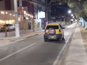 [Vídeo] Motorista é flagrado dirigindo pela contramão na Avenida Ceci Cunha, em Arapiraca